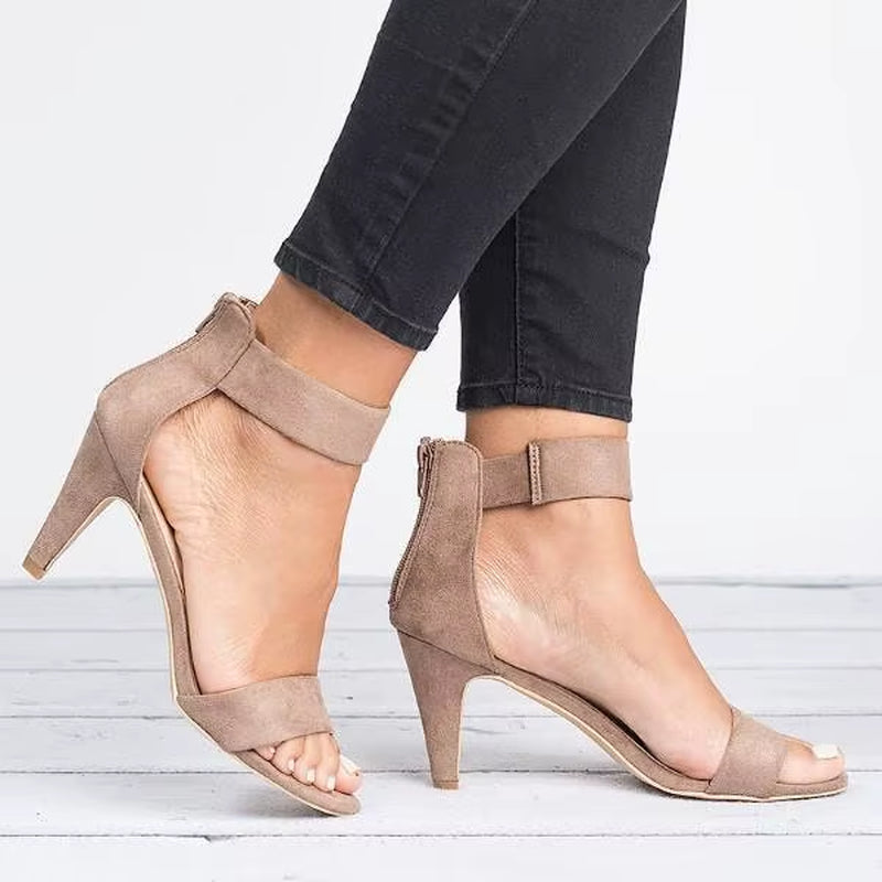 Women'S Shoes 2020 New Summer Fine Heel Shoes Sexy Fashion Outdoor Sandals for Woman