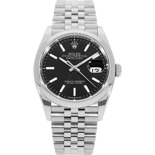 Rolex Datejust Noir Femme 179174