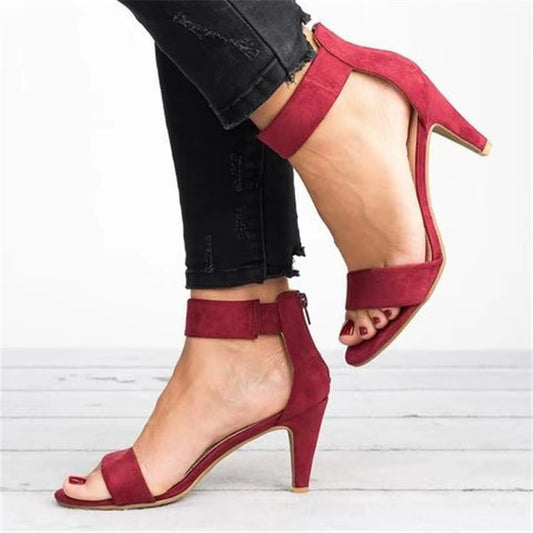 Women'S Shoes 2020 New Summer Fine Heel Shoes Sexy Fashion Outdoor Sandals for Woman