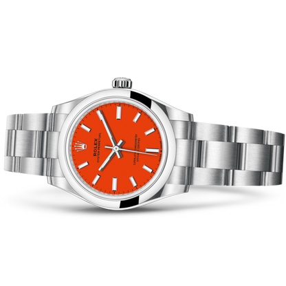 oyster perpetual orange 31mm