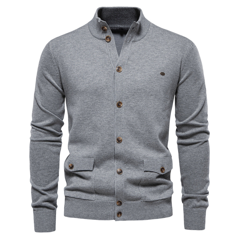 Menzio™ Button-Up Sweater